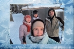 С семьей на лыжах